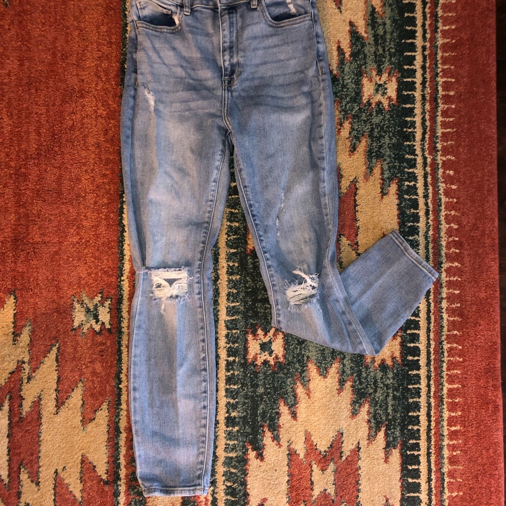 CELLO Size 7 Jeans High Waisted Distressed